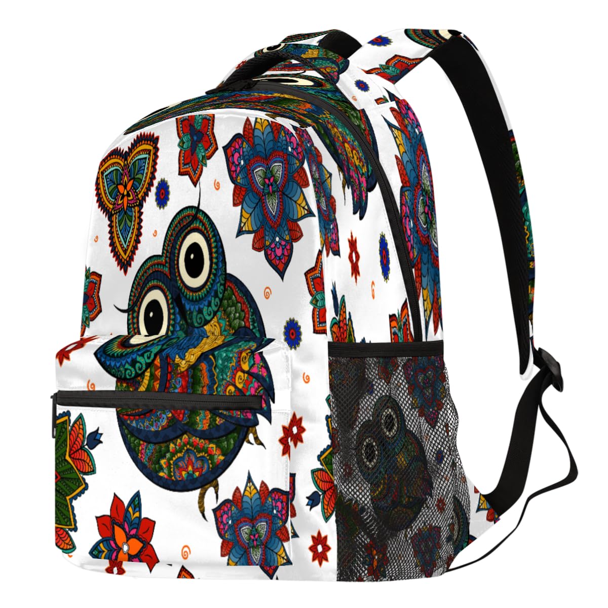 Sac à dos d'école chouette 21L voyage décontracté ordinateur fille garçon - 8
