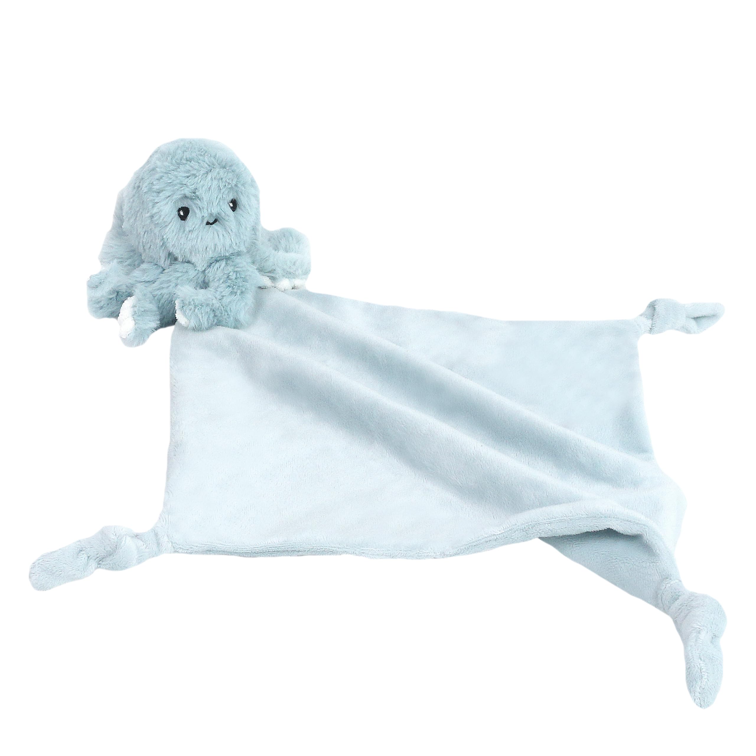 MON AMI Oda the Octopus Security Blanket 13.5"/34cms | Knotted Baby Blanket with Plush Toy | Soft Comforter for Newborn, Infant & Toddler