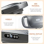 16 Head Massage Gun Deep Tissue Massager, Portable Back Massager with 3 Modes & 30 Intensities, 16-Head Wide Coverage, 22800rpm/min, 50kg Deep Pressure, for Neck, Back, Shoulders, Legs (Light Gray)