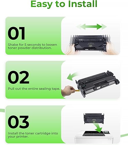 Miniatura 6 de Cartucho de tóner 58A CF258A (con CHIP) para HP 58A Cartucho de tóner negro 58X CF258X Alto rendimiento para HP Laserjet Pro MFP M404n M404dn