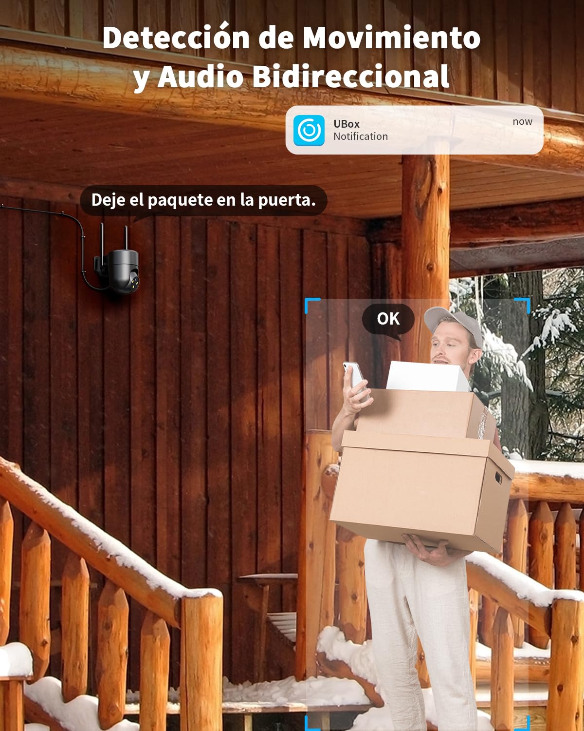 4G LTE Cámara Vigilancia Exterior con Tarjeta SIM, 24/7 Cámara con SIM y Visión Nocturna en Color 2K, Detección Humana con IA, PTZ 360°, Audio Bidireccional