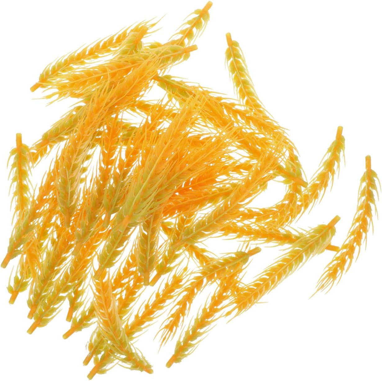 PRETYZOOM プラスチック小麦耳モデル ドライグラスクラフト 造園用 DIY 装飾クラフト ホームパーティーデコレーション用