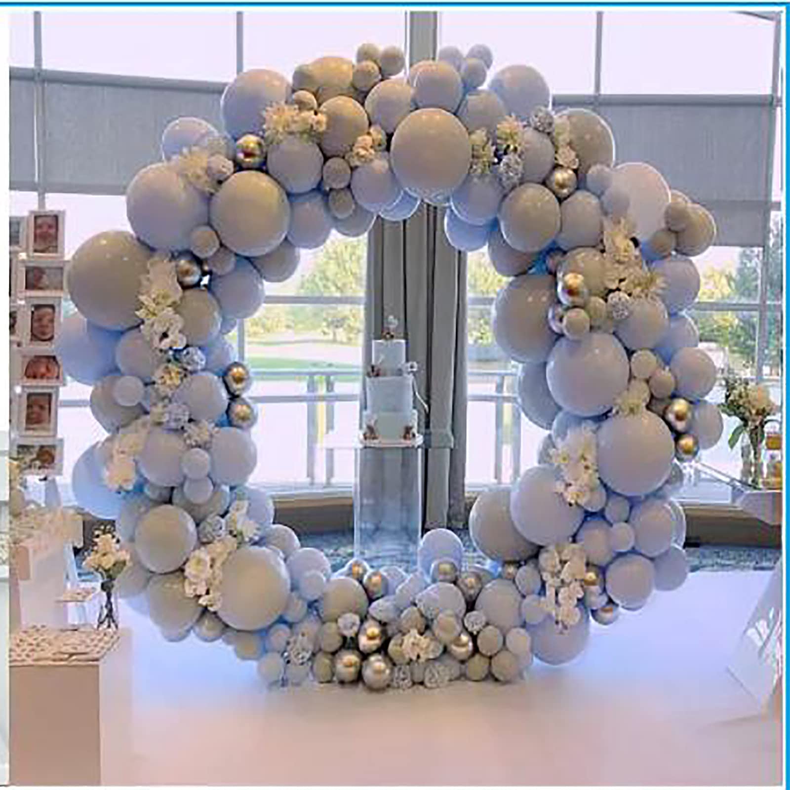 Bomba Eléctrica para Globos De Aire, Inflador Portátil Globos Doble Boquilla, Inflado Rápido Y Gran Rendimiento, para Decoración Ramos Boda, Fiestas Y Arte Globos