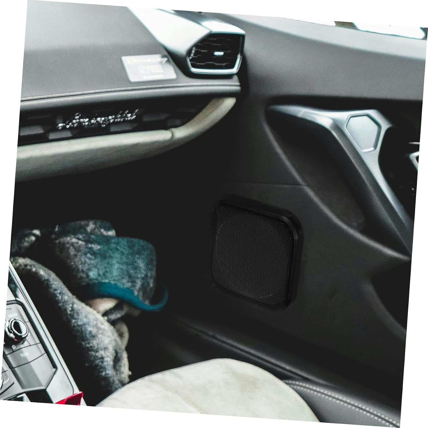 3pcs Car Speaker Grill Mesh Cover Dustproof Subwoofer Guard Protector Grille for Car Audio