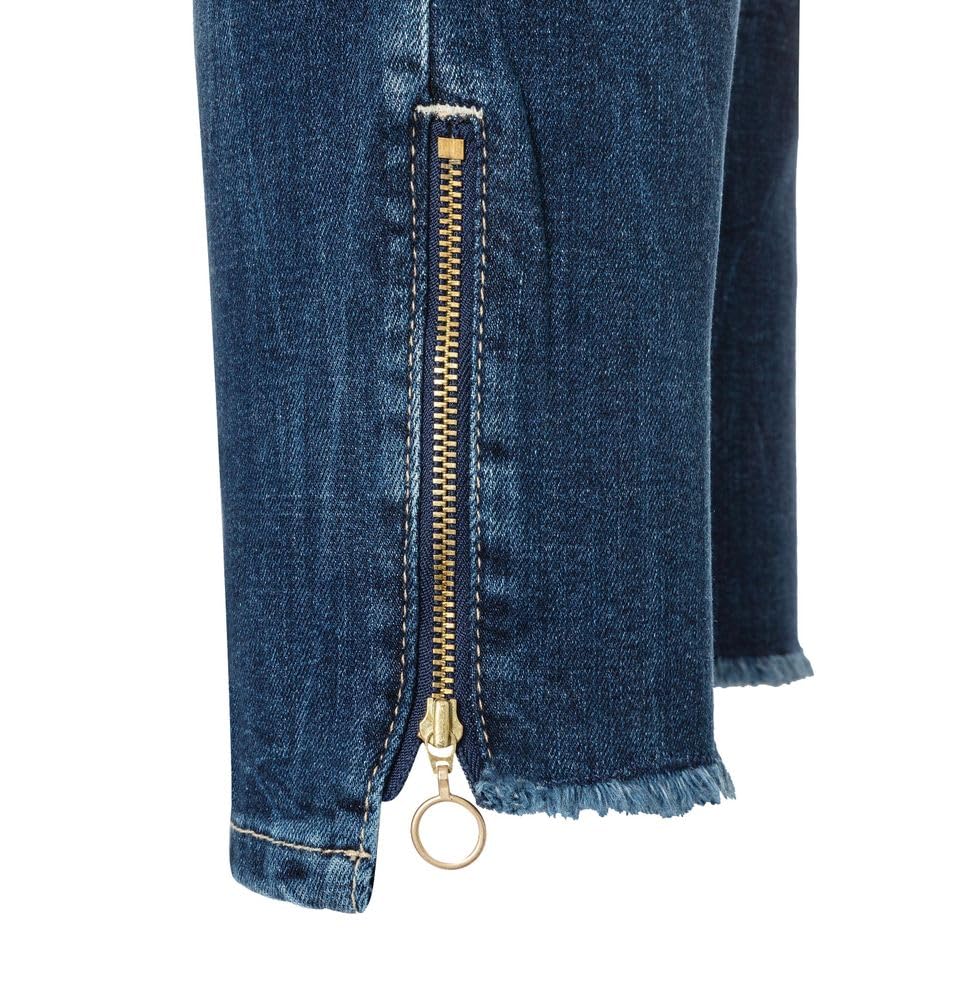 Mac - Damen 5-Pocket Jeans, Rich Slim (5755-90-0389L), Größe:W40, Länge:L28, Farbe:Dark blu net wash (D671)