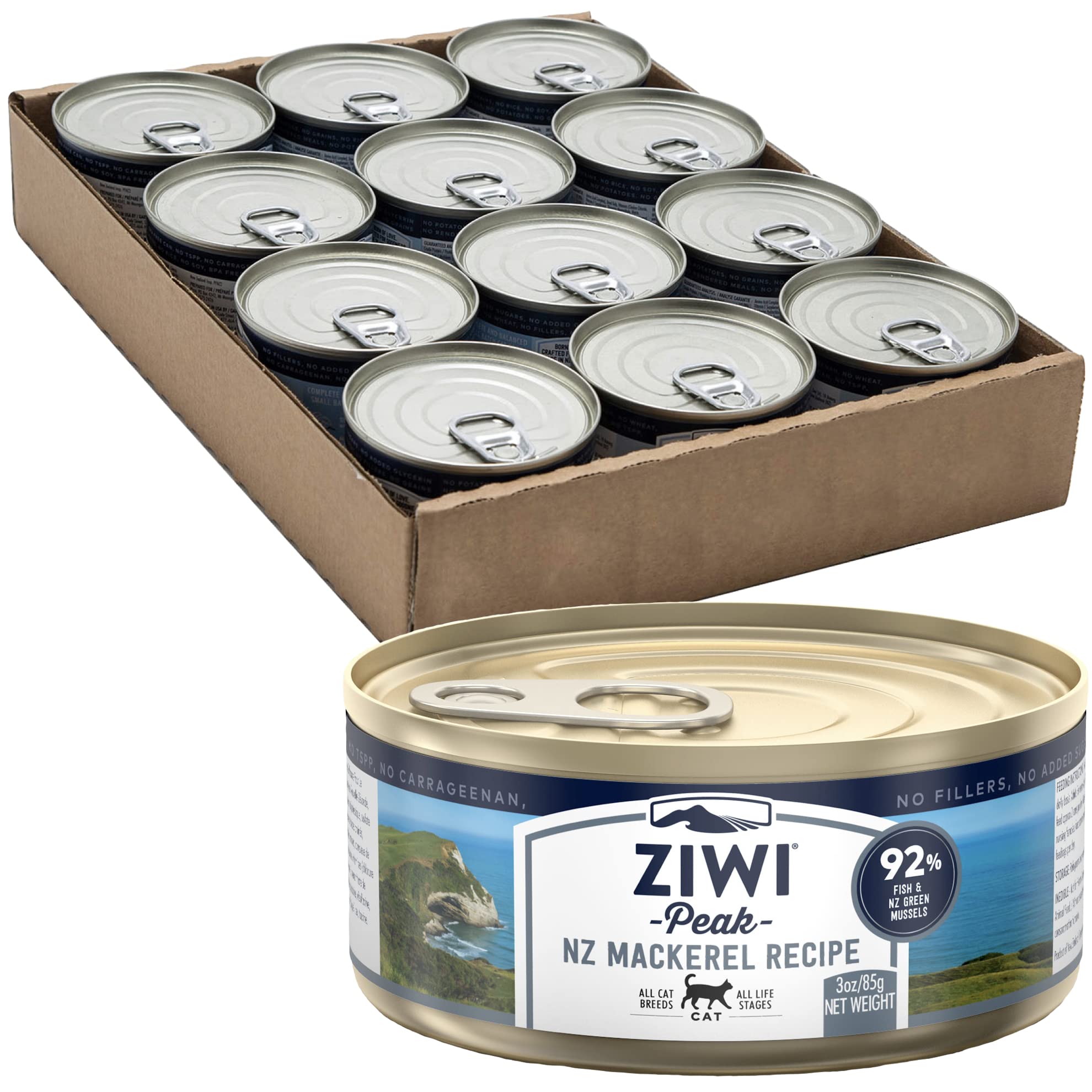 Ziwi Peak マッカローレシピ 24缶入り Amazon.co.jp: Ziwipeak ZIWI ピーク キャット缶 マッカロー 85g×24缶