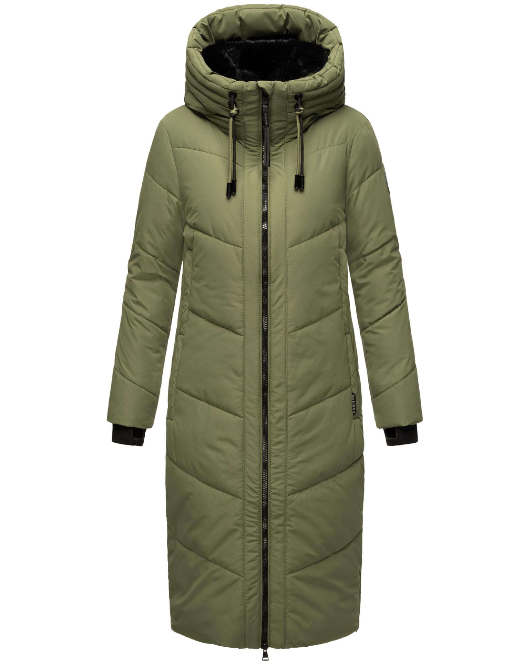 Amazon.com: Marikoo Women's Long Winter Coat with Hood Calf-Length