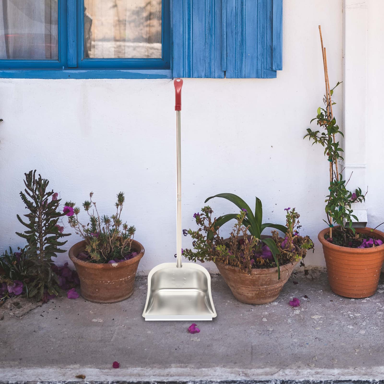 Alipis Pala De Basura Recogedor Para El Hogar Recogedor De Basura Recogedores De Limpieza Del Hogar Recogedor De Polvo Para El Hogar Recogedores Inoxidables Recogedor Con Mango Largo