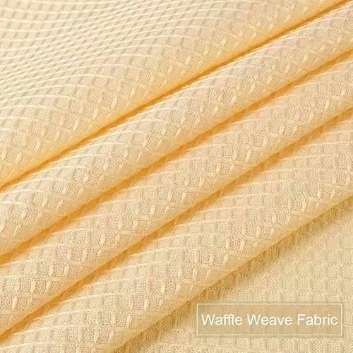 Miniatura 95 de NANAN Tier Curtains for Kitchen 24 Inch, Waffle Weave Textured Tailored Short Curtains for Bathroom Waterproof Window Covering Kitchen Cafe Curtains