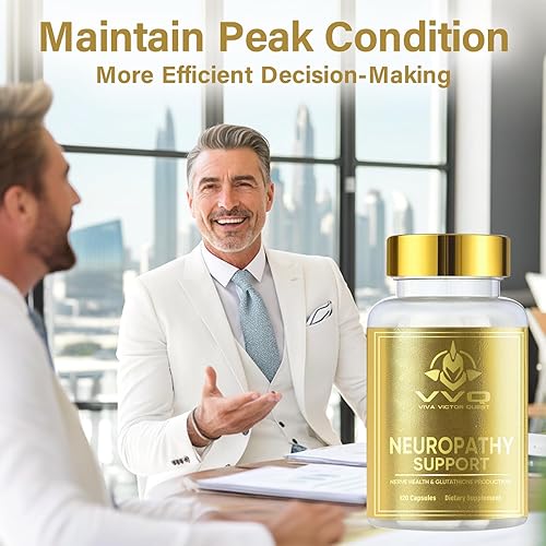 Miniatura 3 de Salvador de nervios para neuropatía, 120 cápsulas de suplemento de alivio nervioso con 600 mg de ácido alfa lipoico, soporte de máxima fuerza para