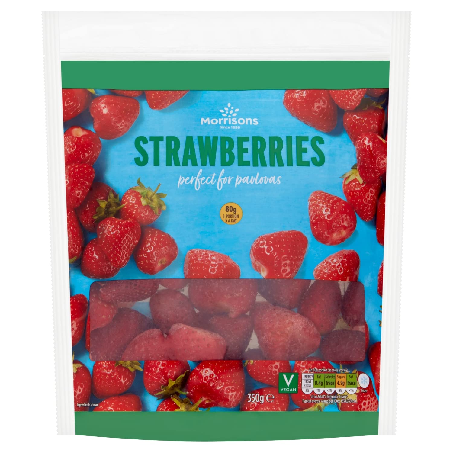 Morrisons Whole Strawberries, 350g (Frozen)