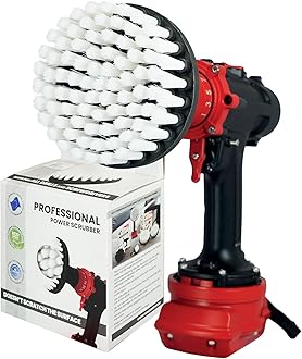 Premium Drill Brush Professional – Extra-Soft 13 cm White | Scratch-Free Cleaning Brush for Carpet, Upholstery, Leather Seats, Glass, Furniture and Car Interior