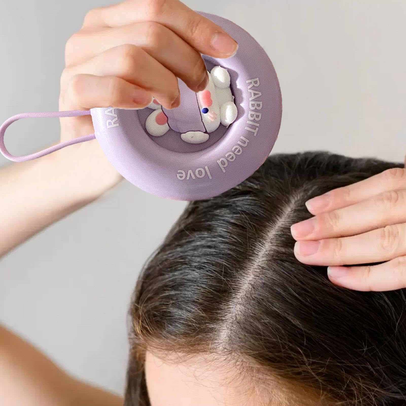 Scrubber per capelli, strumento per massaggio del cuoio capelluto Spazzola