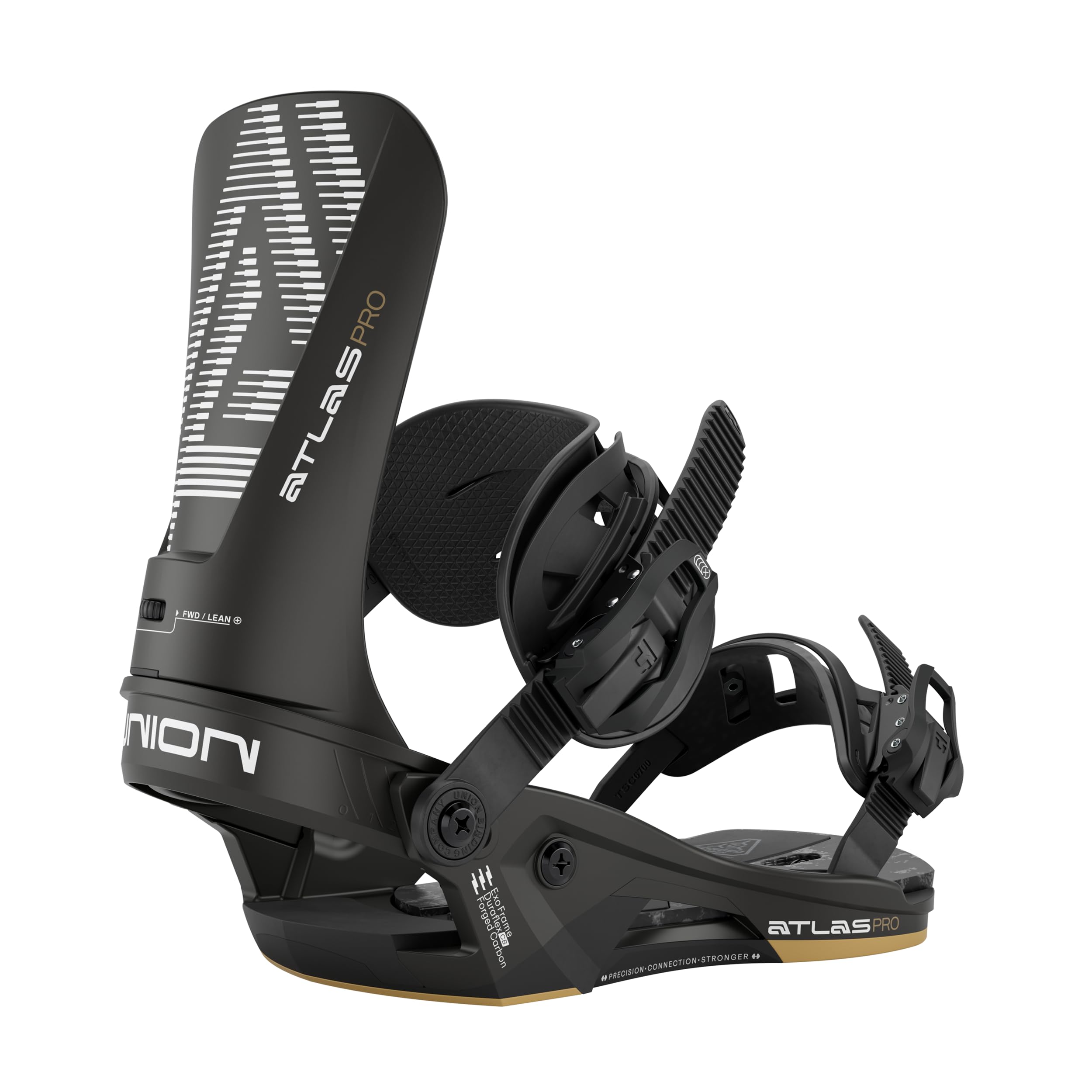 Union Atlas Pro Men's Snowboard Bindings (Black, Medium), Bindings