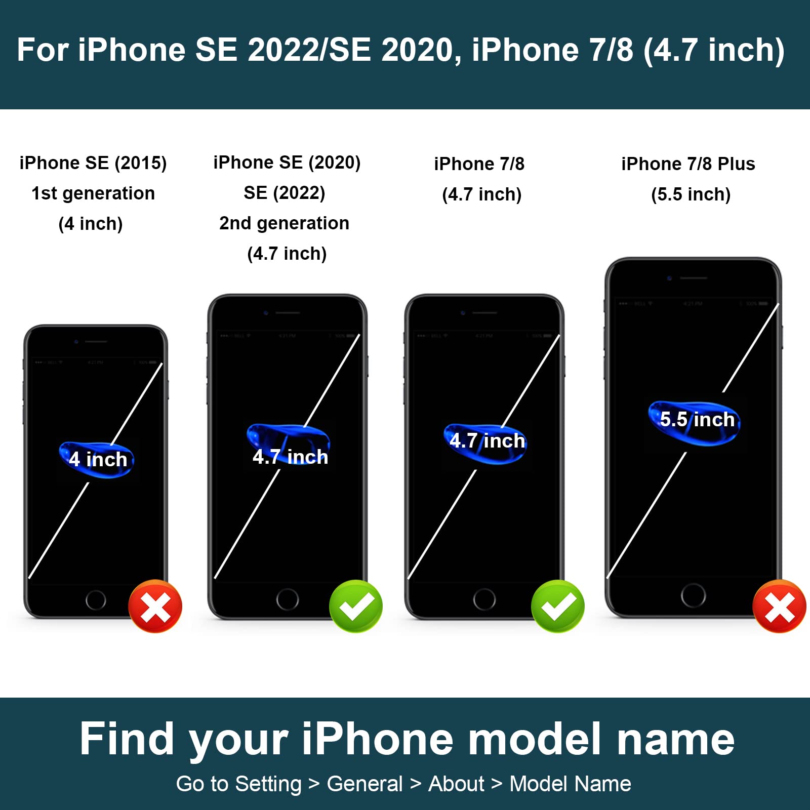 Folosu iPhone SE Wallet Case with Card Holder, 360 Rotation Ring Holder Kickstand, Protective RFID Blocking PU Leather Flip Shockproof Cover for 4.7 Inch Black