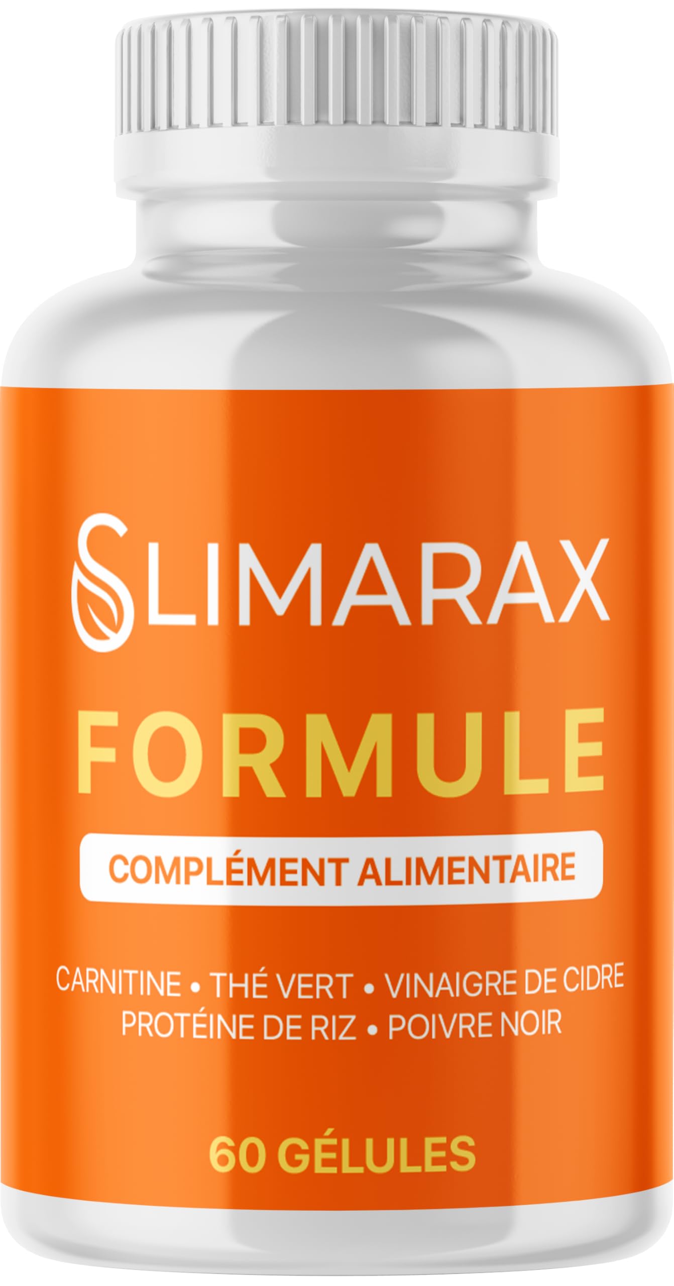 Slimarax Gélules - Ingrédients Naturels pour Hommes et Femmes - 60 Capsules pour 1 Mois