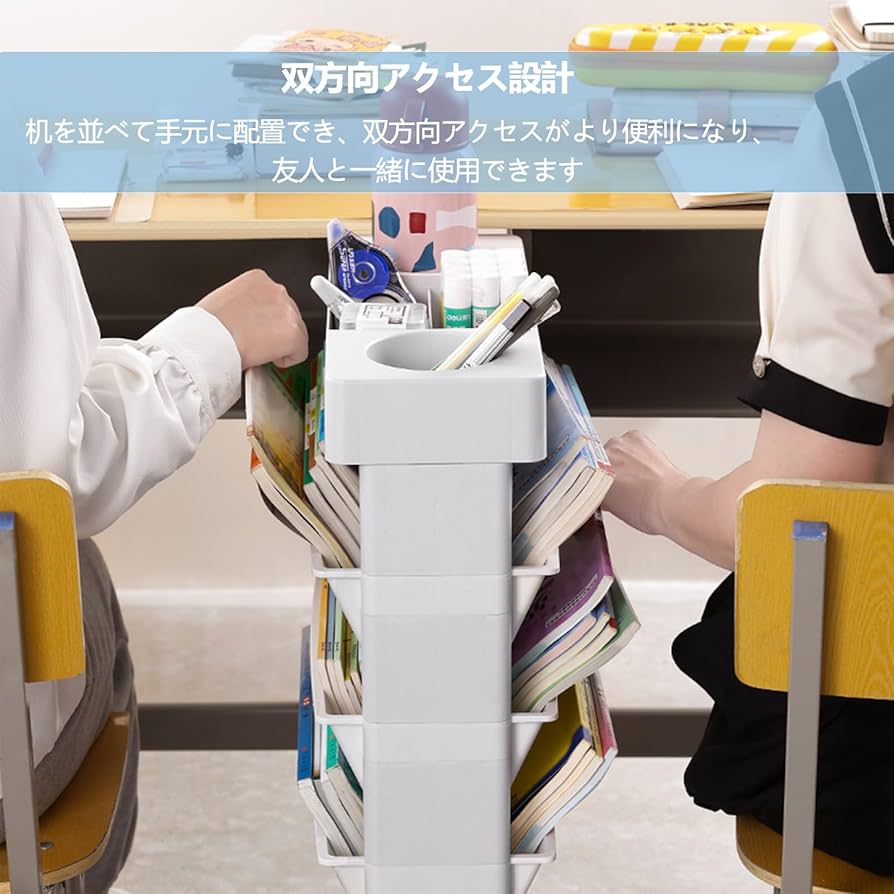 キャスター付き5層卓上収納棚省スペース・大容量・組立簡単 楽天市場】本棚 書類棚 5層 収納棚 キャスター付き 大容量