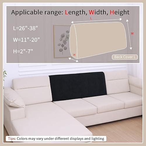 Miniatura 3 de hyha Fundas de cojín impermeables para sofá, fundas impermeables para sofá modular para sofá de mascotas, fundas elásticas para sofá y mascotas,