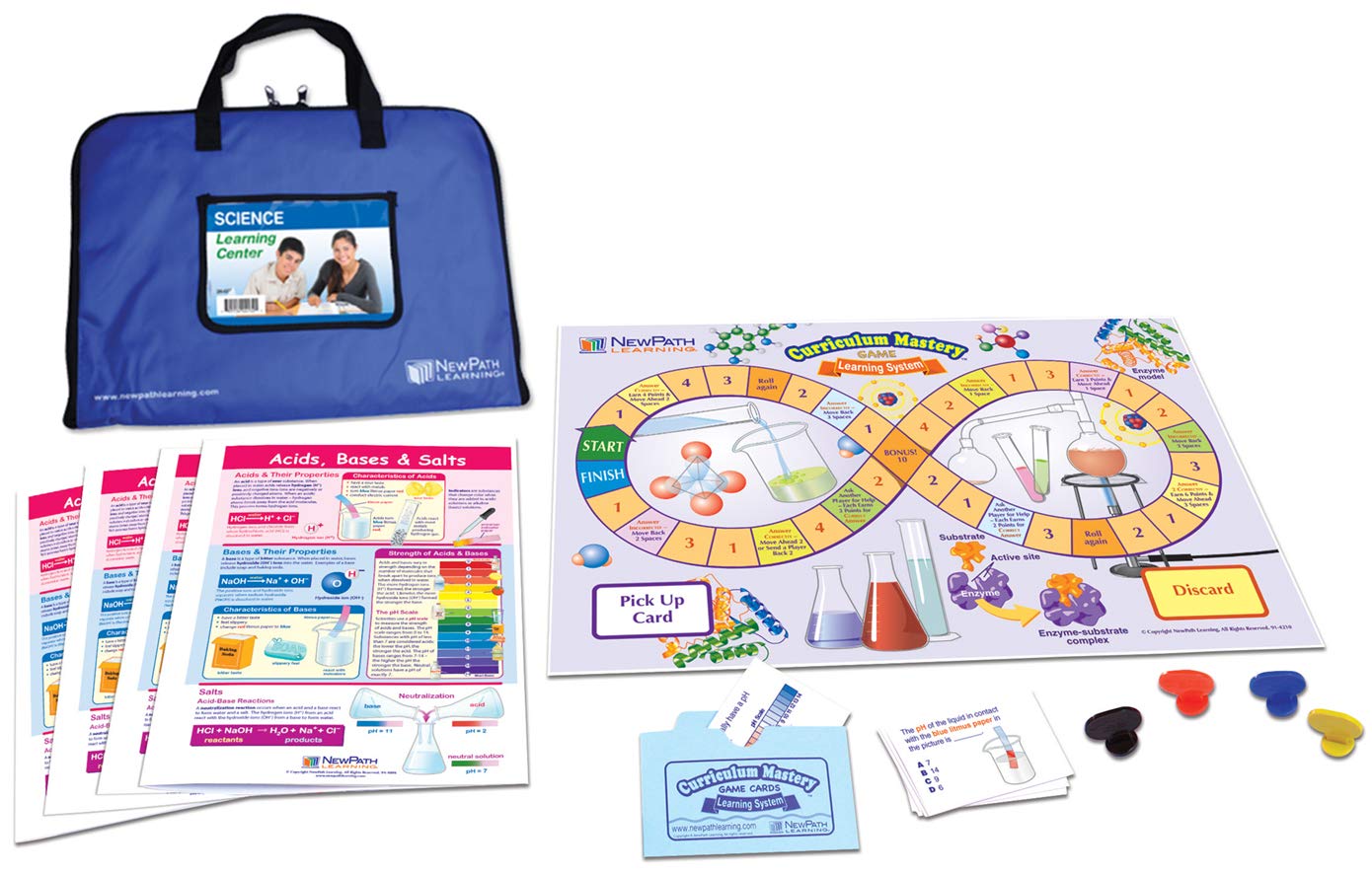 Acids, Bases & Salts Learning Center Game - Grades 6-9