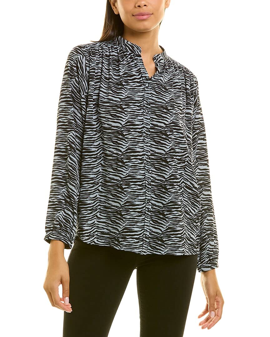 La Vie Rebecca Taylorwomens Mini Tiger Long Sleeve Blouse Blouse