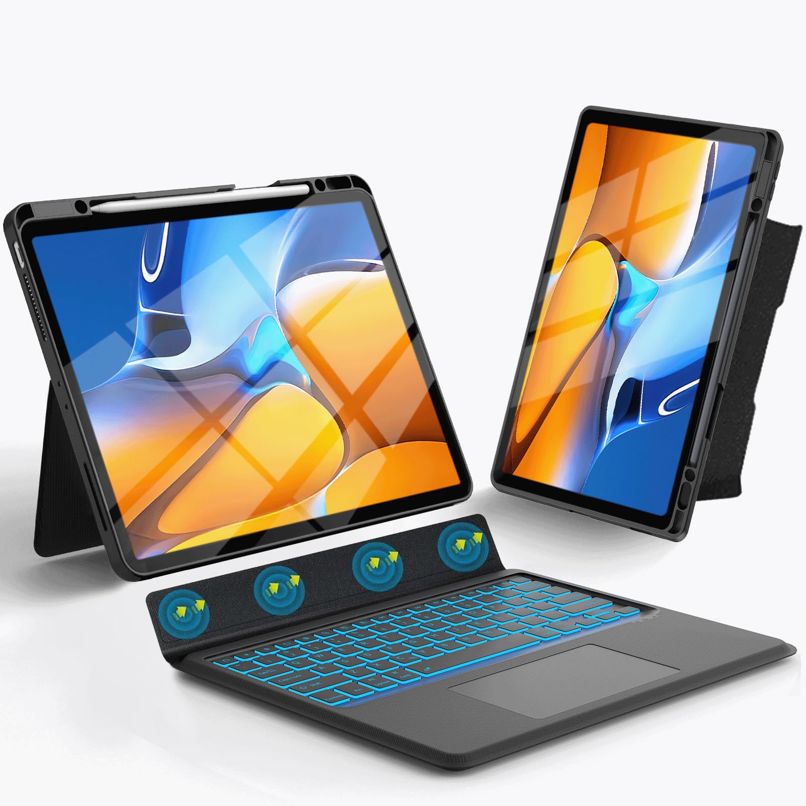 Amazon.co.jp: 【新モデル・横/縦対応】iPad Air 13インチ キーボード