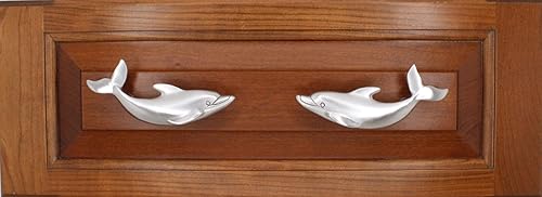 Miniatura 8 de Costello Coastal - Tirador de cajón Dolphin (orientado a la izquierda)  Colección de herrajes de peltre