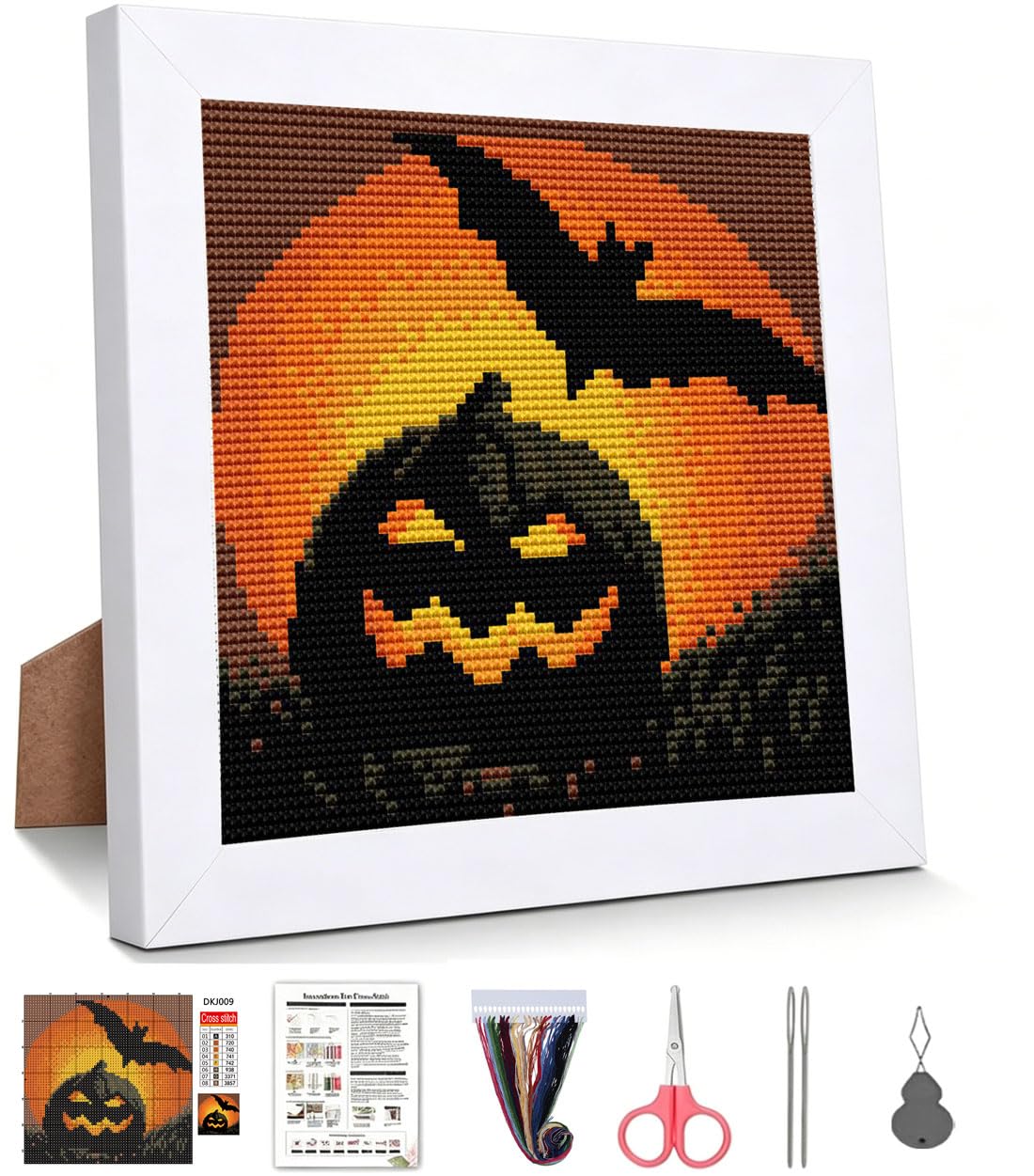 Beginner Christmas Tree Cross Stitch Kit - Framed -15 Beginner Christmas Tree Cross Stitch Kit - Framed -15