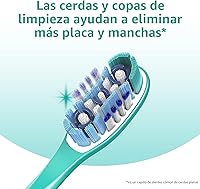 Vista 4 de Colgate 360 - Cepillo de dientes para boca completa, cepillos dentales para adultos con cerdas medias, ayuda a eliminar las bacterias del mal