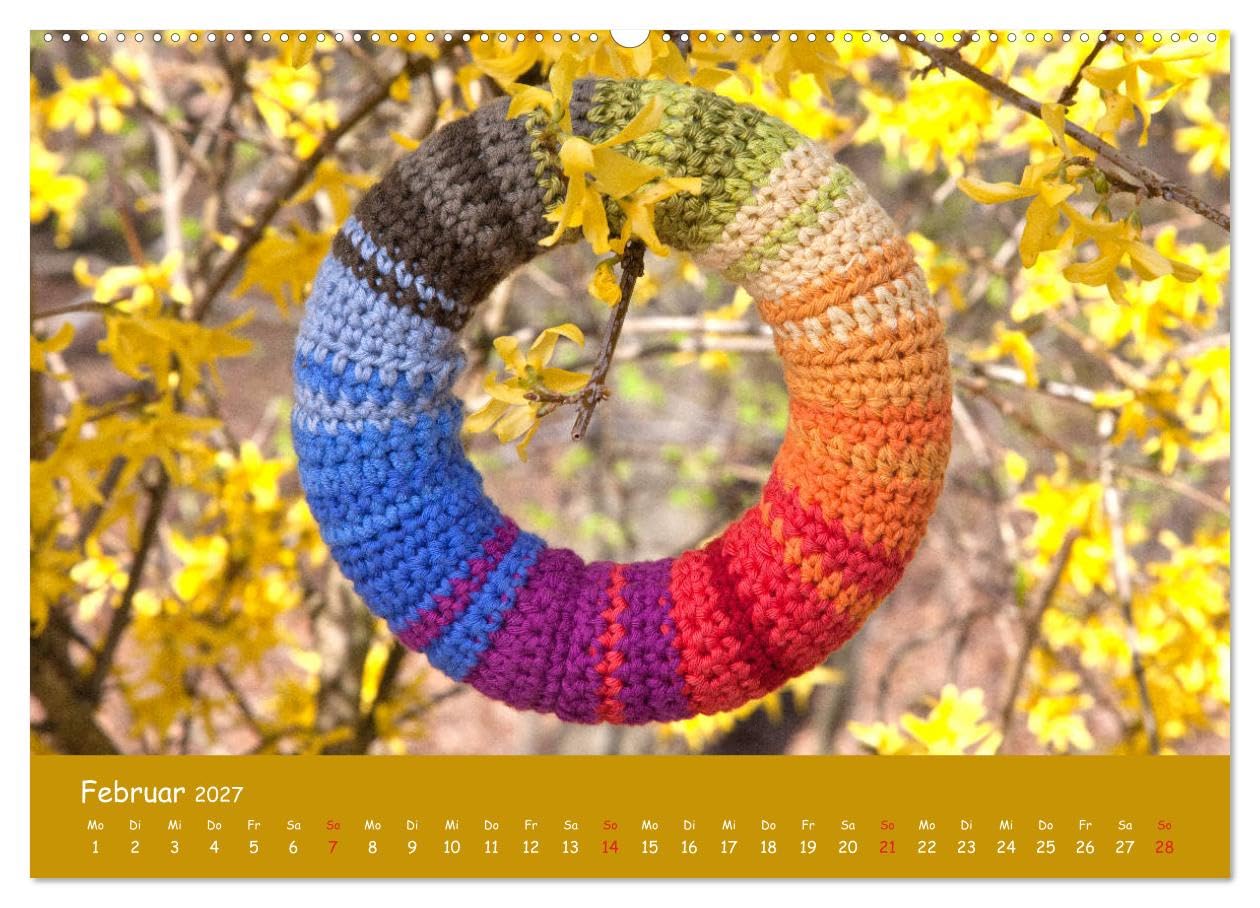 CALVENDO - Aus Liebe zum Häkeln (hochwertiger Premium Wandkalender 2027 DIN A2 quer), Kunstdruck in Hochglanz: Ein Querschnitt durch die Vielfalt des Häkelns.