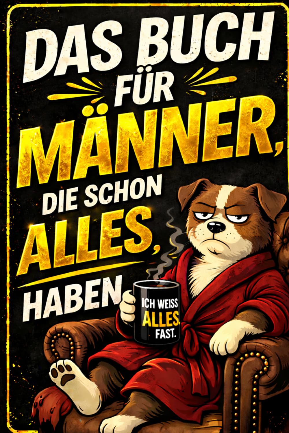 Das Buch für Männer, die schon alles haben: Unnützes Wissen, absurde Fakten & knifflige Quizfragen für nie wieder Langeweile | Lustiges Geschenk für Männer