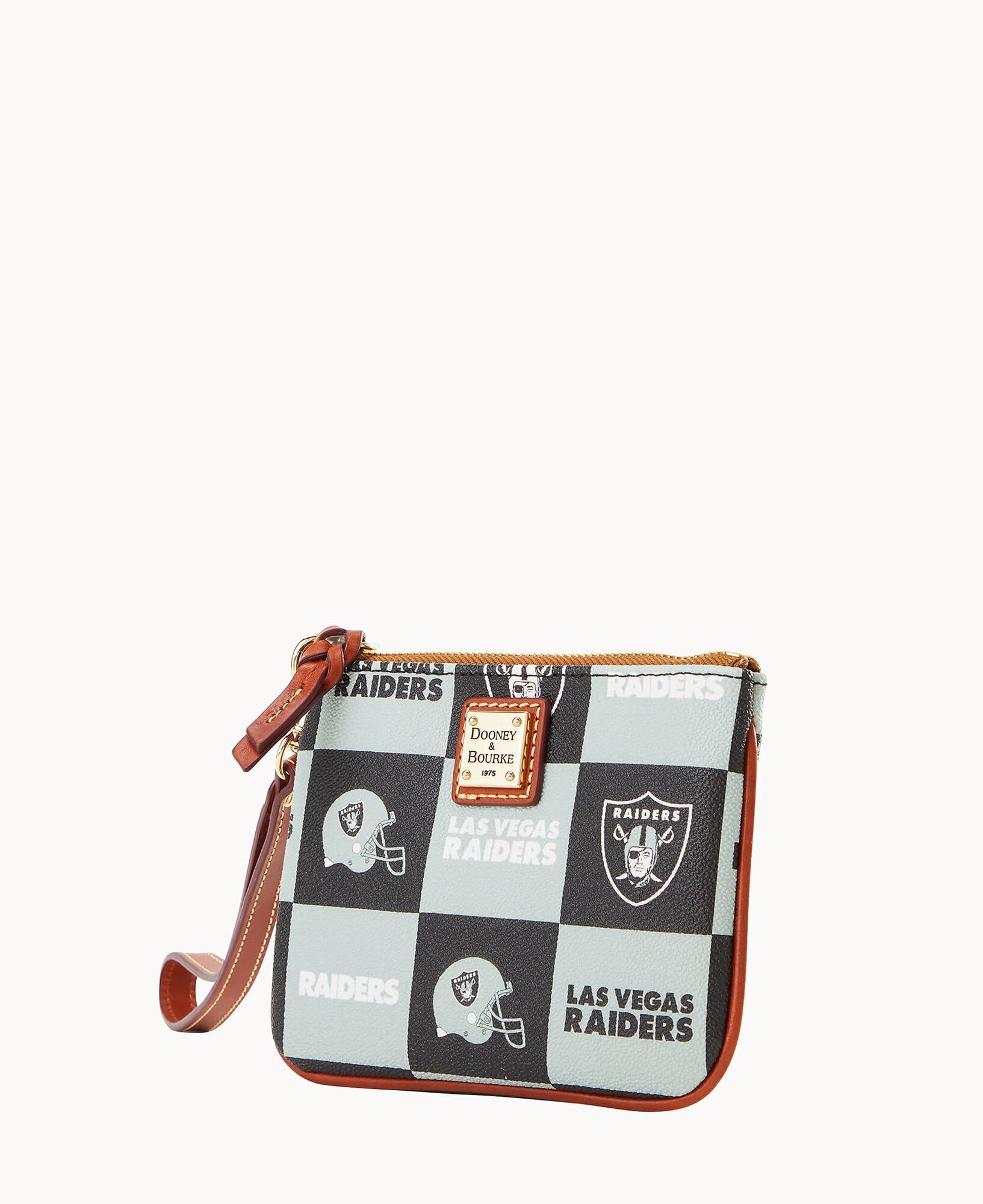 Dooney & Bourke Handbag, NFL Raiders Stadium Wristlet - Black