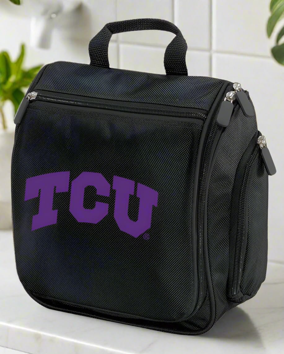 Broad Bay Texas Christian University Toiletry Bags Or Hanging TCU Shaving Kit Travel Organizer