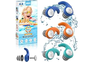 Kid Earplugs: Safe & Comfortable Swimming Earplugs for Kids Ages 4-12