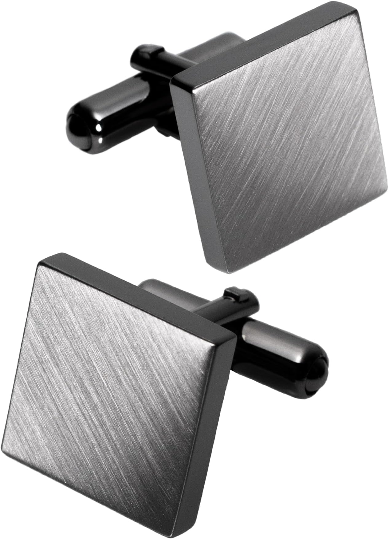TAVARATCufflinks for Men Black Silver Tps-064