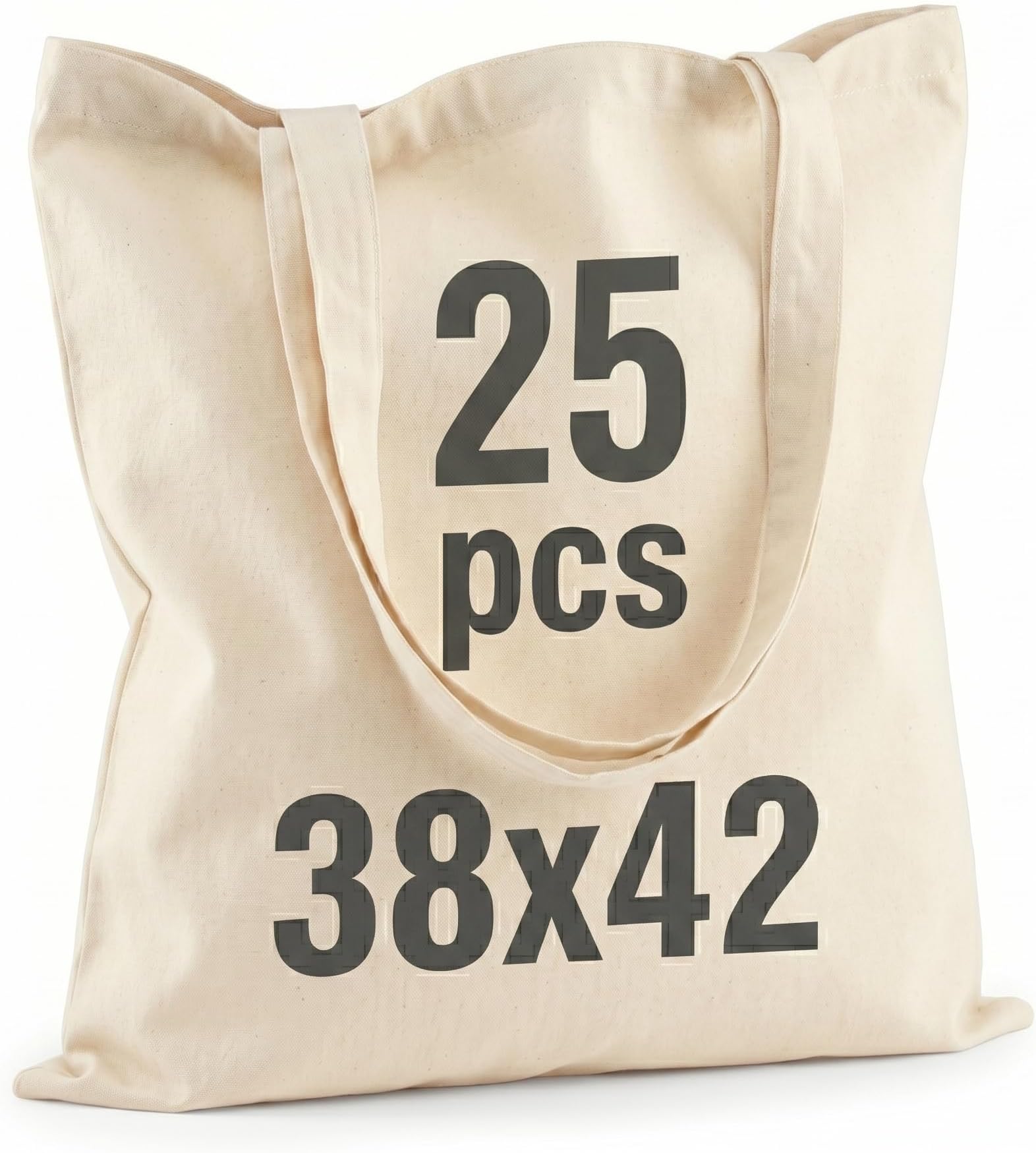Cotton Tote Bag - Personalisation Possible - Embroidery or Painting - Reusable Shopping Bags