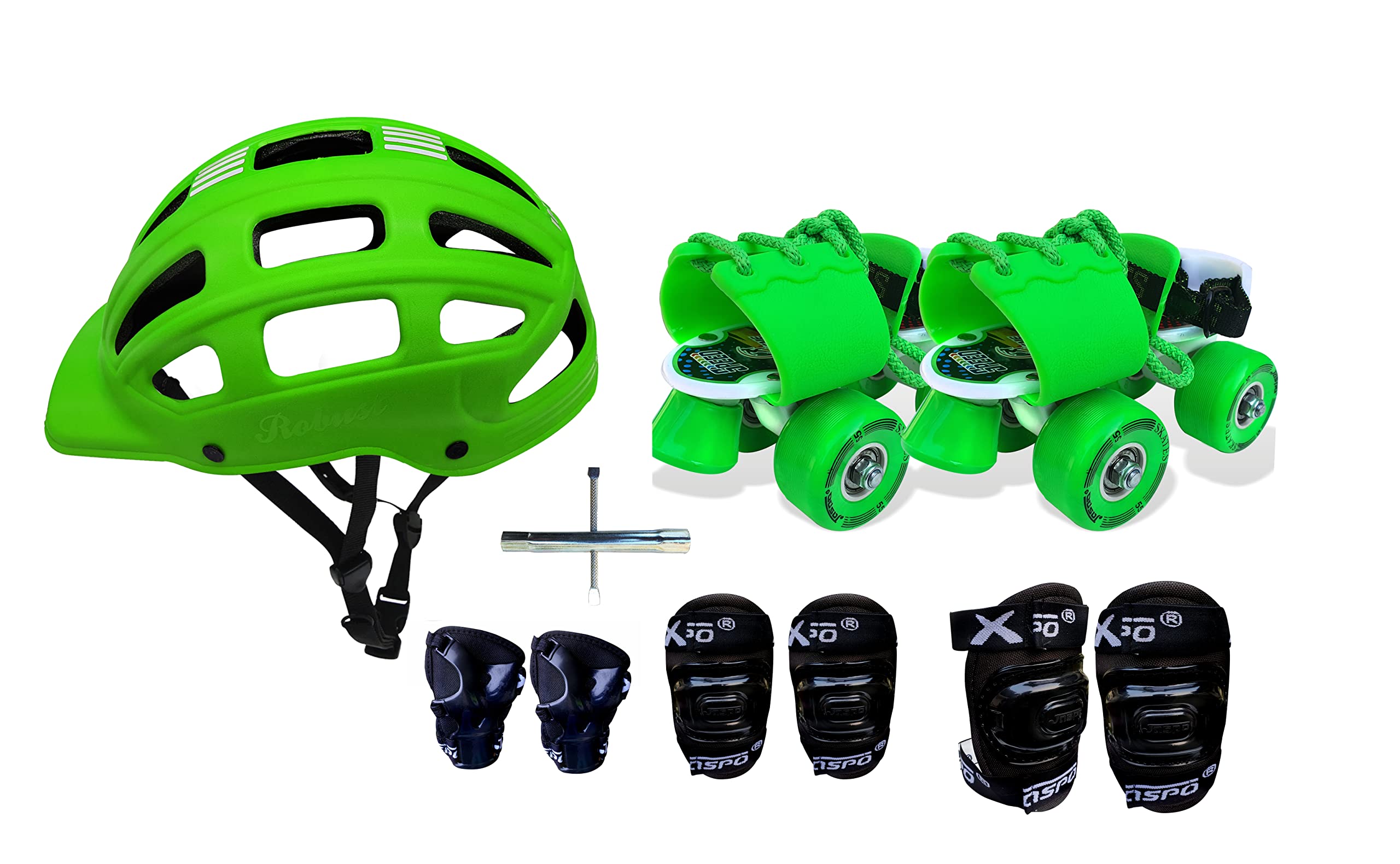 See full amazon price history chart for Jaspo Green Masters Pro Junior Skates Combo (Skates+Helmet+Knee+Elbow+Wrist) Suitable for Age Upto 5 Years Jaspo Green Masters Pro Junior Skates Combo (Skates+Helmet+Knee+Elbow+Wrist) Suitable for Age Upto 5 Years (B01I5999UY) Amazon Price History, Amazon Price Tracker
