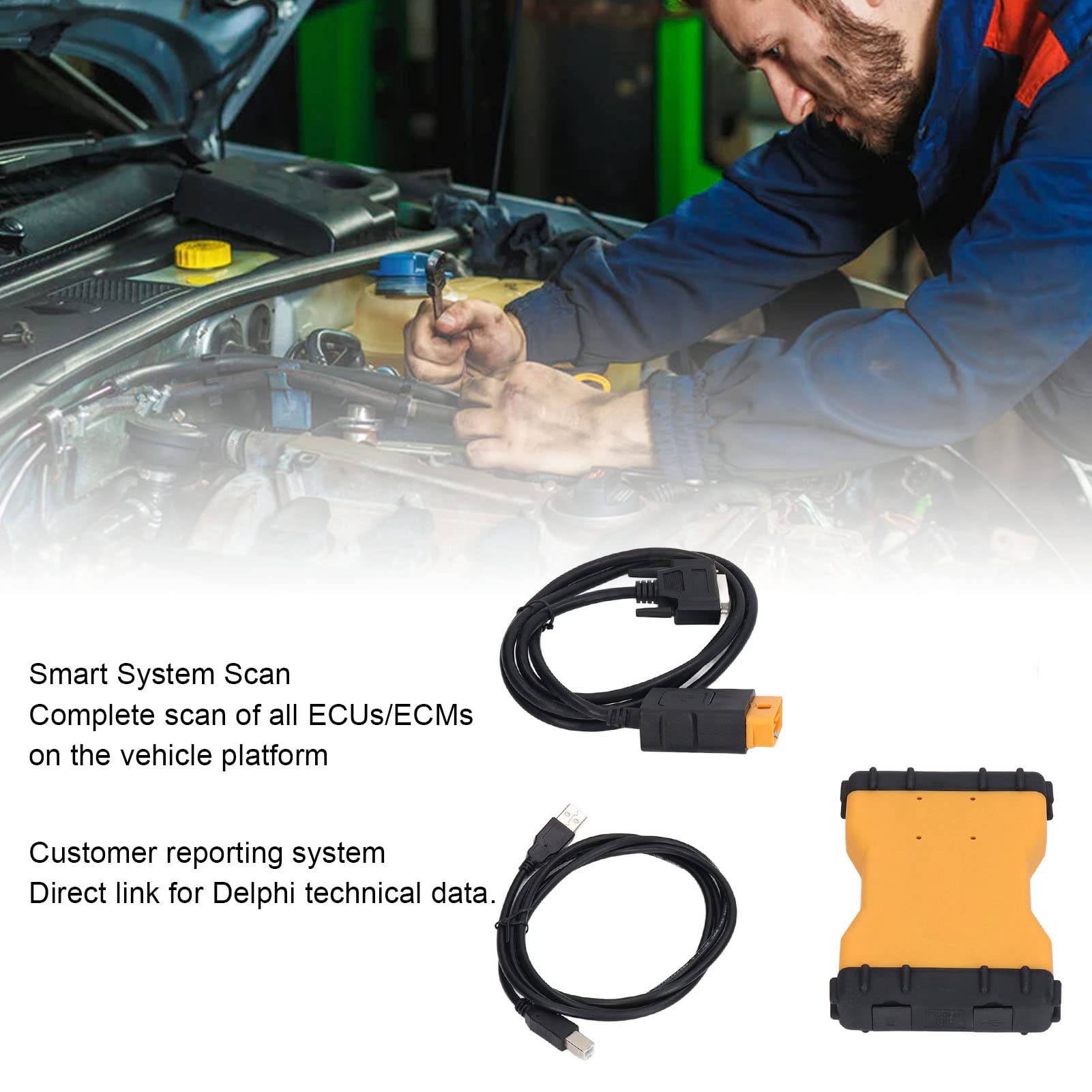 OBD2-Codeleser für DS150 V9 VCI 150E TCS, OBD2-Diagnosescanner, Dual-Board-Multifunktions-Autodiagnosewerkzeug, Autozubehör für Herren