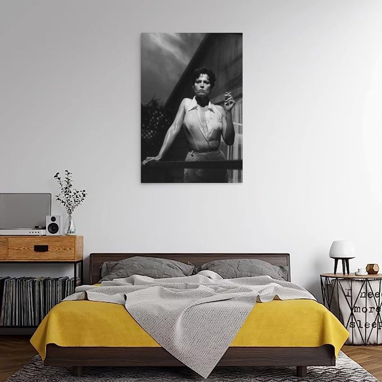 Poster Su Tela Con Cornice Sigourney Weaver, Formato 20x30 Cm, Opera D'arte Moderna Per Camera Da Letto, Soggiorno O Home Cinema