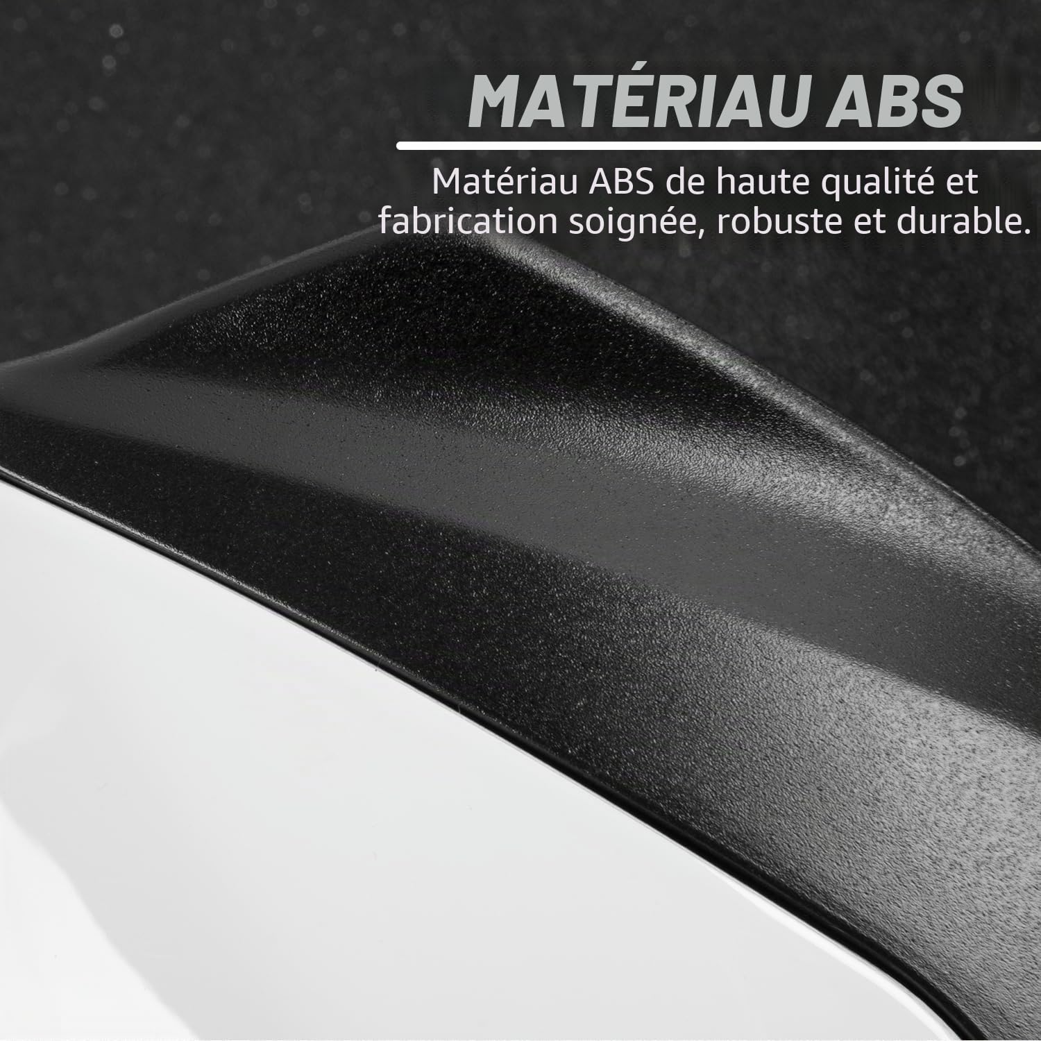 Protecteur de visière d'écran avant de moto Nouveau pare-brise Flyscreen Déflecteur de vent Compatible avec T-riumph Trident 660 2021 2022 2023 (Noir)