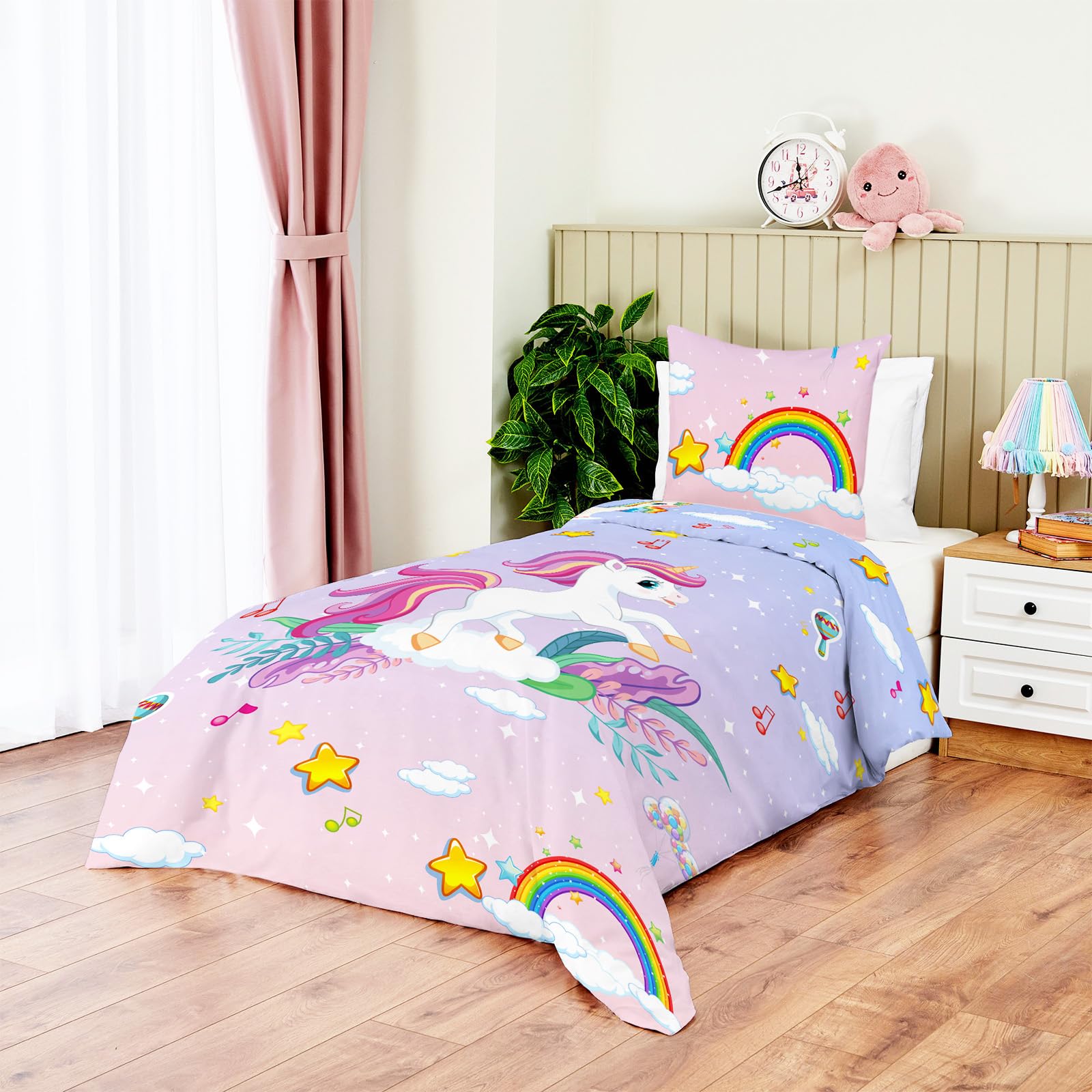 Hoimlm Children's Bed Linen 135 x 200 cm, Microfibre Bed