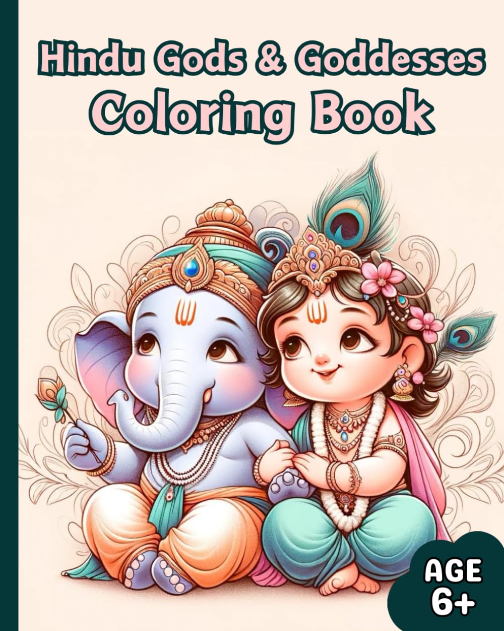 Hindu Gods & Goddesses Coloring Book: Indian Hindu Gods Coloring Book for kids