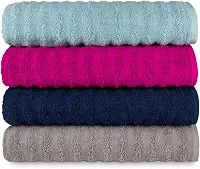 Kit 4 Toalhas Banho Banhão Gigante Super Absorção Macia - Ocean (KIT 2)