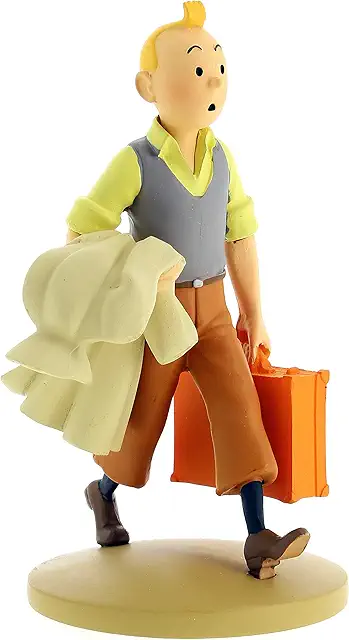 Figurine Tintin en route Moulinsart - Collection officielle 2018 - Dekori 42217