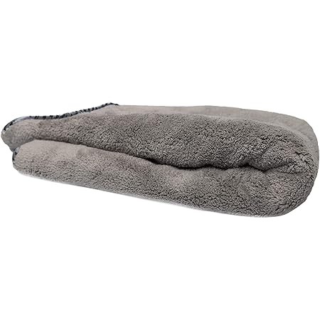 Chemical Guys MIC1995 Gray Woolly Mammoth Microfiber Dryer Towel (36" x 25")