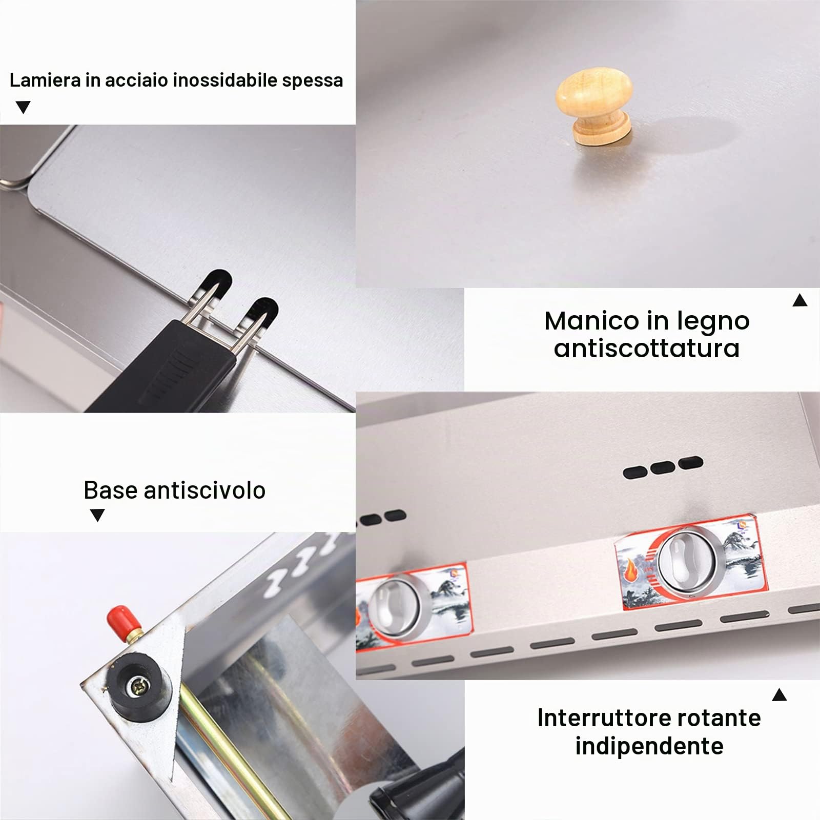 Friggitrice a Gas Commerciale a Doppio Serbatoio da 16 Litri, Macchina per friggere da Cucina a Gas Professionale da banco ad Alta capacità in Acciaio Inossidabile per ristoranti,