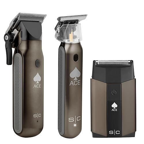 Stylecraft Ace - Paquete de recortadora de pelo, cortadora y afeitadora de lámina única