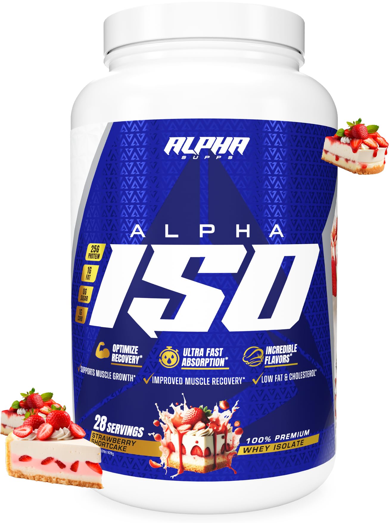 Alpha Supps ISO, Low Carb 100% Whey Protein Isolate Powder, 25 Grams Per Serving, Helps Support Muscle Growth, Low Sugar and Gluten Free (Vanilla Ice Cream, 2 lb) — Amazon image 16