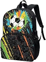 Vista 98 de American Flag Fire Galaxy Pattern Kids Backpack for Boys Girls Elementary Students Bookbag Middle School Bag Lightweight Children Travel Bag