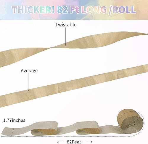 Miniatura 3 de 12 rollos de serpentinas de papel crepé, 12 colores arcoíris para fiestas, fiestas de cumpleaños, fiesta de arcoíris, baby shower, boda, fiesta,