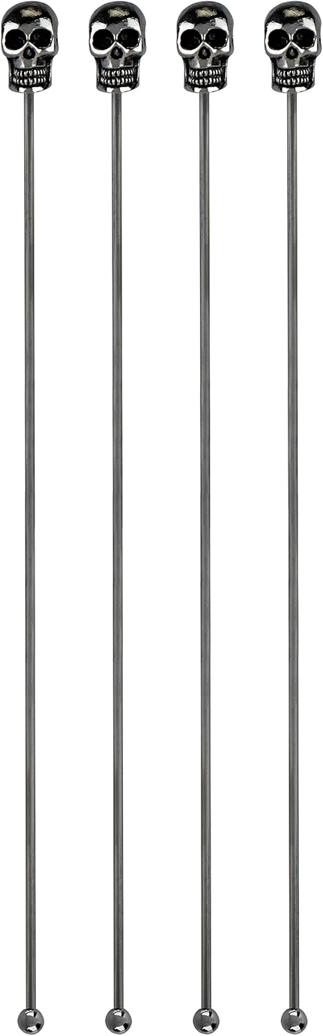 Foster & Rye 7190 Skull Stir Sticks by Foster & Rye, Multi colored, One Size